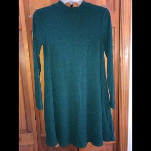 Small Mock Neck Swing Dress